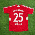 2007 Thomas Müller Bayern Munich 2009 Retro Football Jersey – Back View
