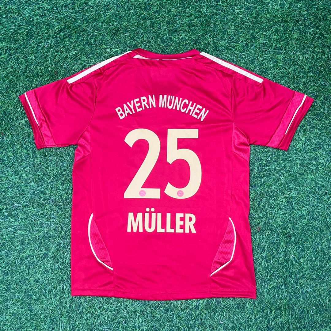 Thomas Muller #25 Bayern Munich 2011-2013 Football Jersey – Back View