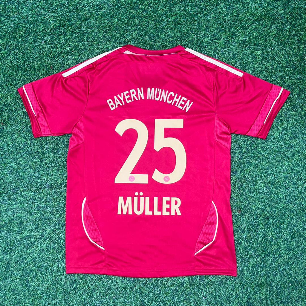 Bayern Munich 2011-2013 Football Jersey – Thomas Muller #25 – Back View