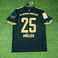 Bayern Munich 2021-2022 Oktoberfest Green Special Edition Football Jersey – Thomas Muller – Back View