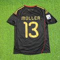 Thomas Müller - Germany Deutschland 2010 World Cup Black Jersey – Back View