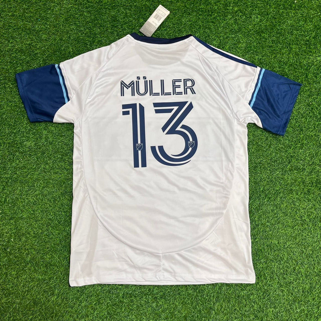 Thomas Müller Vancouver Whitecaps Home Football Jersey – Back View