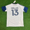 Thomas Müller Vancouver Whitecaps Home Football Jersey – Back View