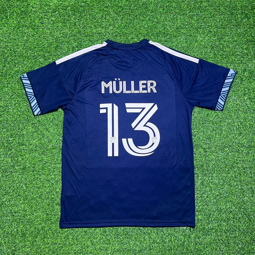 Thomas Müller Vancouver Whitecaps Canada MLS New Season 2026 2027 Blue Soccer Kit – Back View
