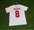 Thomas Von Heesen #8 Hamburger SV Retro Heimtrikot 1983 Weiß Fußball – Back View