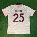 Thomas Muller 25 Bayern Munchen Gray – Back View