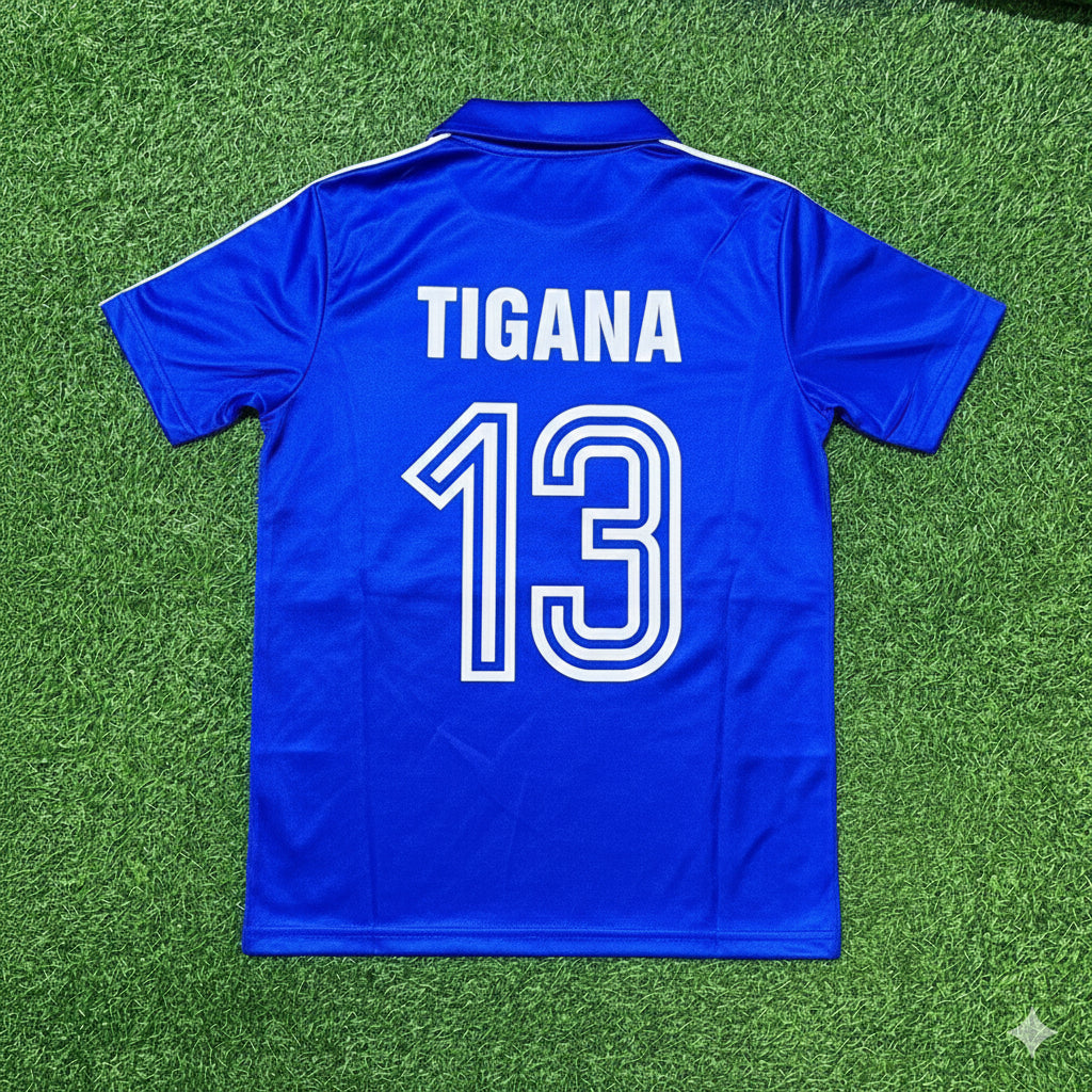 France 1982 World Cup Retro Football Jersey Retro – Jean Tigana – Back View