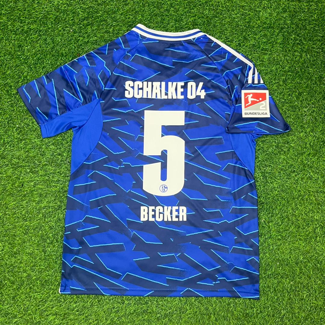 Schalke 04 Kids 2026 New Season Football Jersey – Timo Becker #5 – Back View
