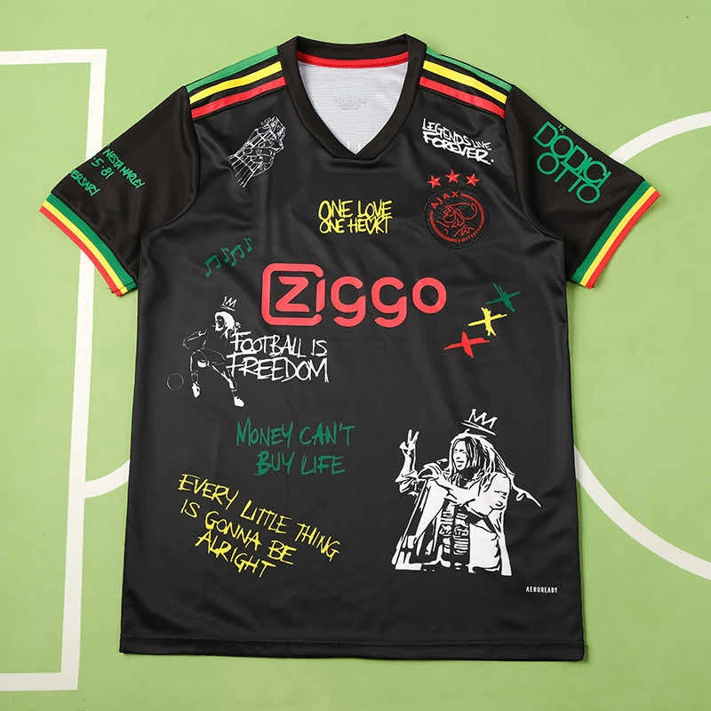 Bob Marley Special Edition Football Jersey T-shirt – Front View