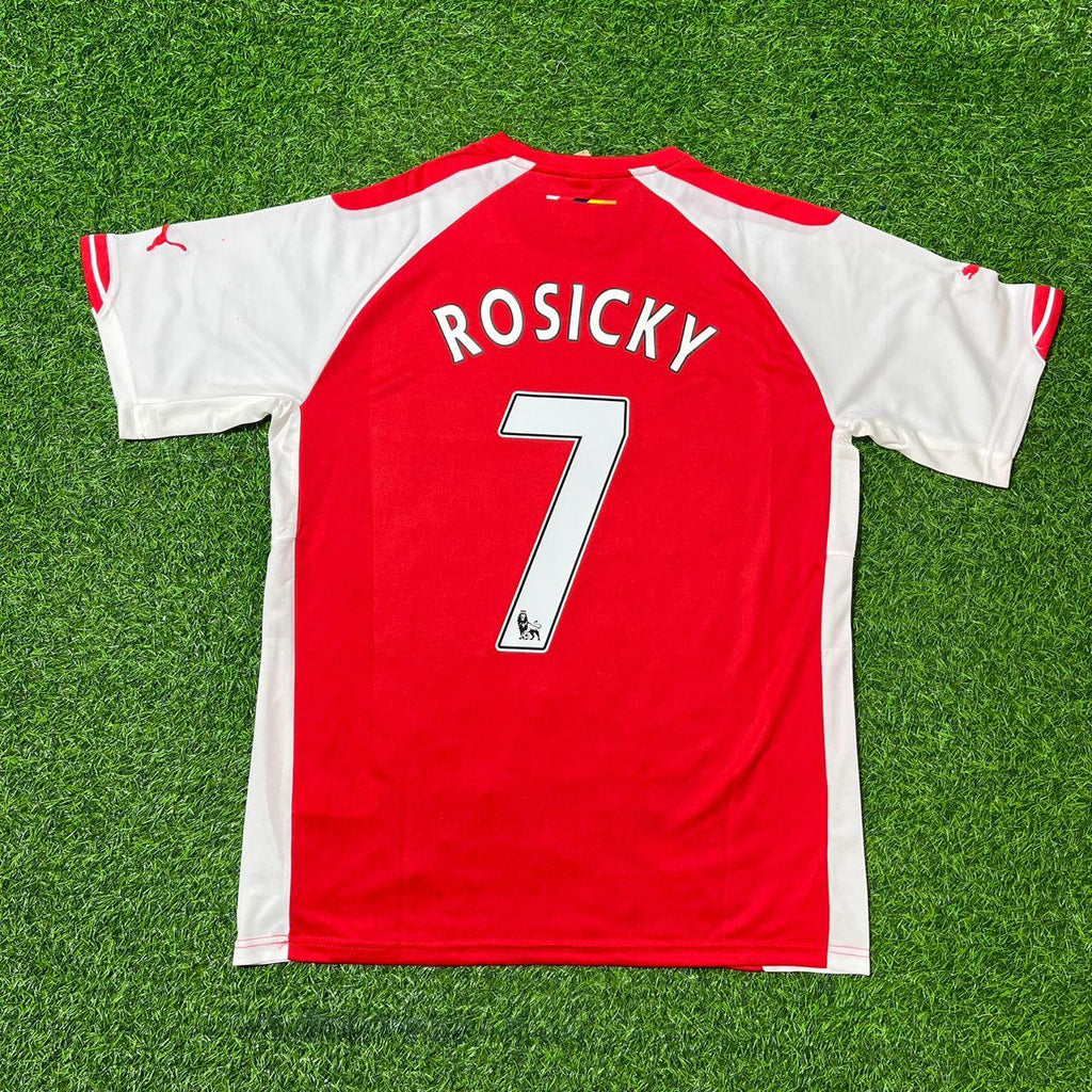 Tomas Rosicky Arsenal 2014/2015 Home Football Jersey – Back View