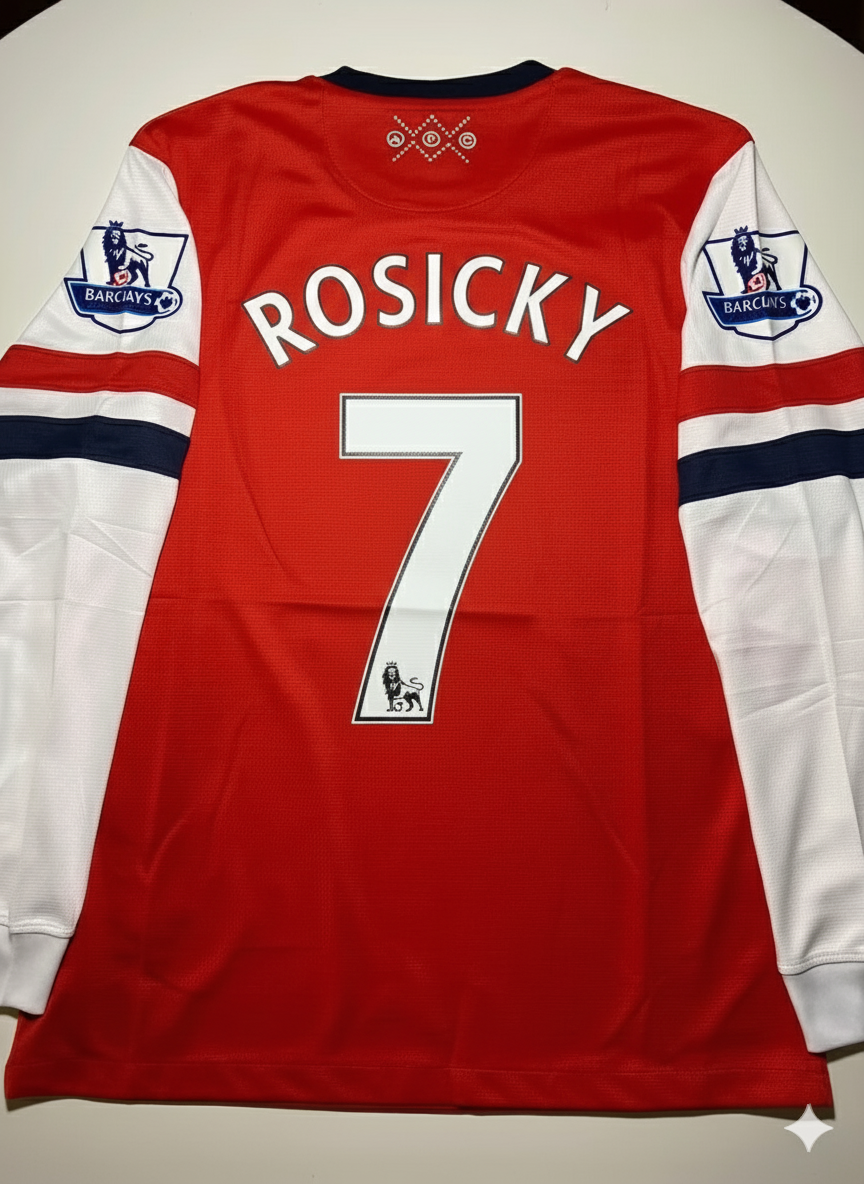 Arsenal 2011-2012 Retro Kit Jersey – Tomas Rosicky – Back View