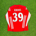 2010/11 Toni Kroos FC Bayern Munich Red Retro Football Jersey – Back View