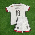 2014 Germany World Cup Toni Kroos Kids Retro Football Jersey – Back View