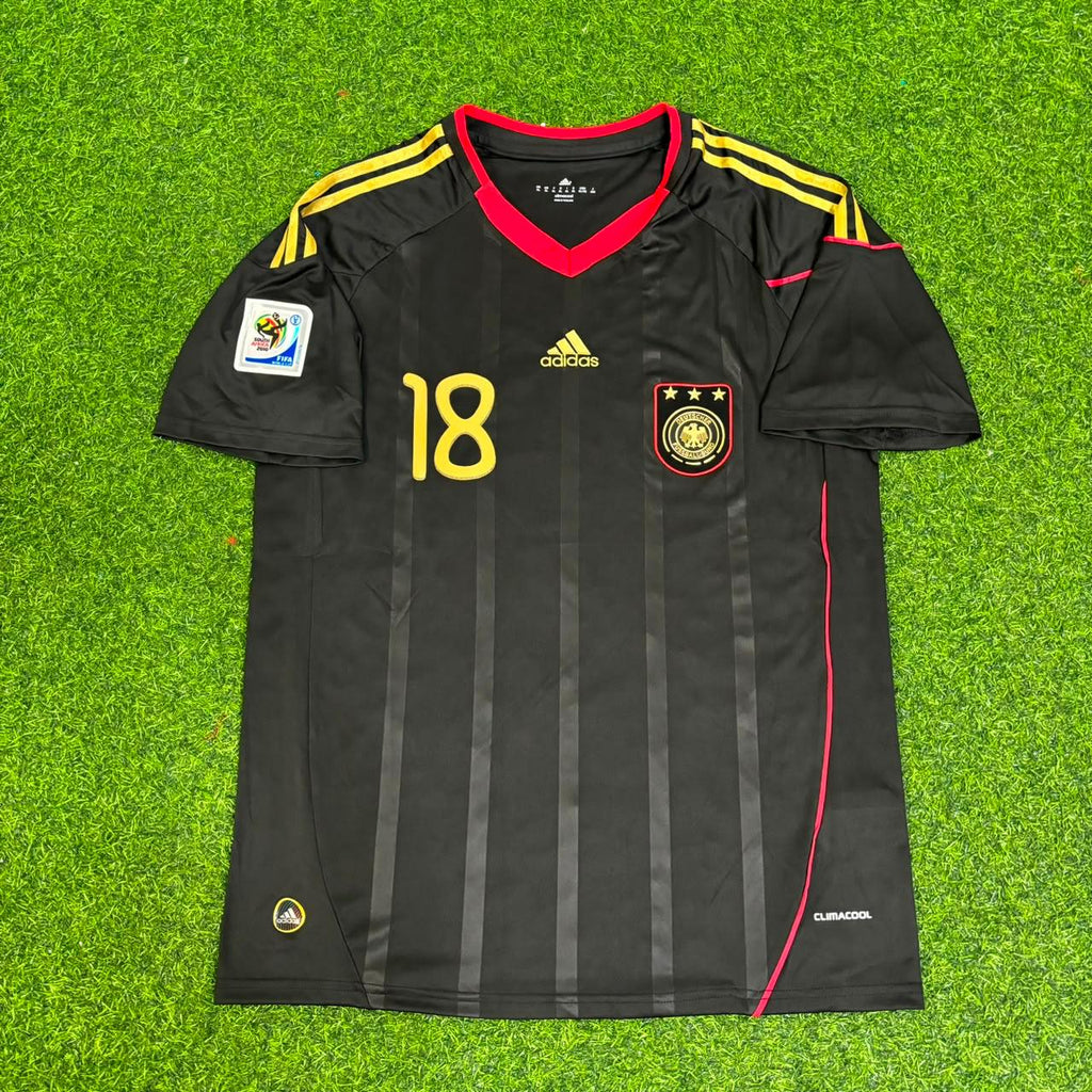 Toni Kroos - Germany Deutschland 2010 World Cup Black Jersey – Front View