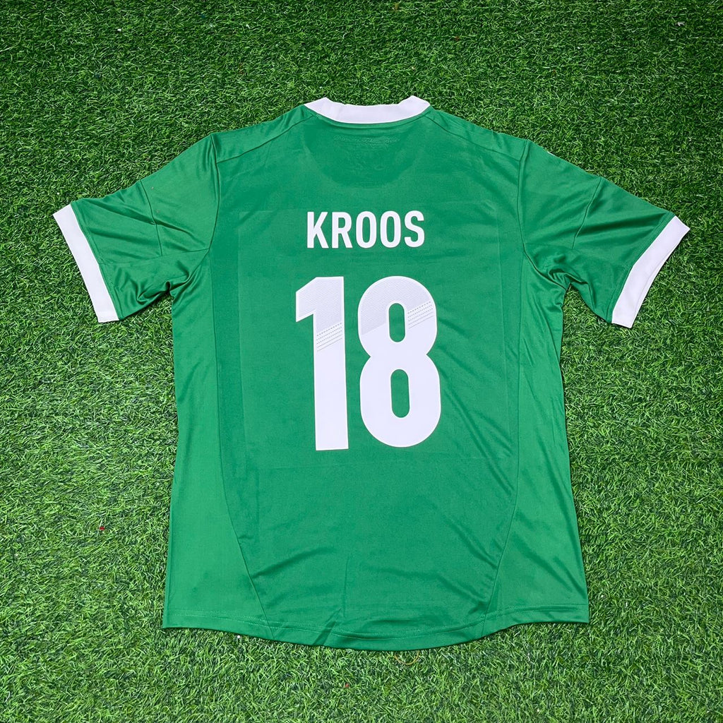 Germany EURO 2012 Green Retro Football Jersey – Toni Kroos – Back View