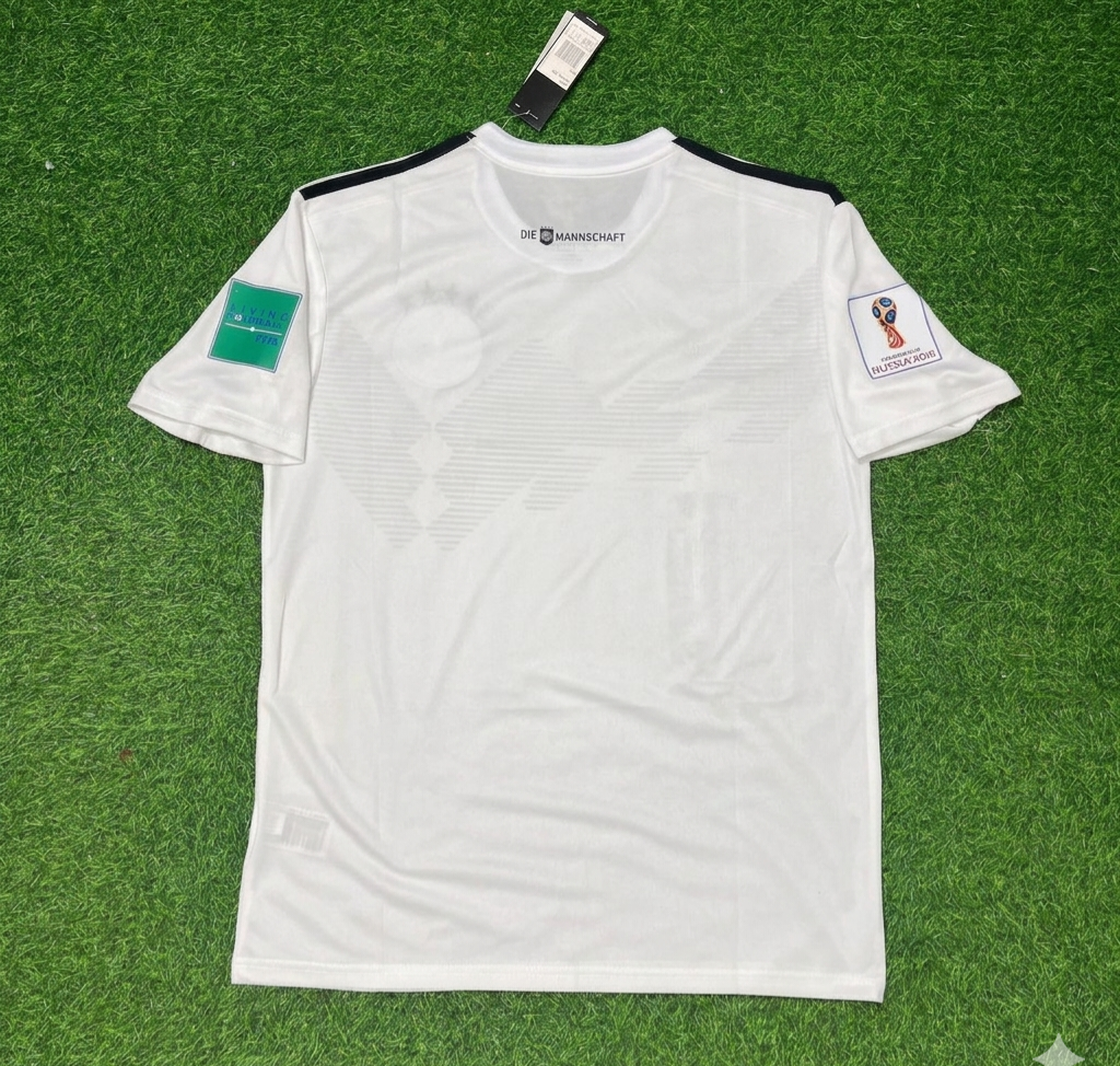 2018 Germany World Cup Deutschland Retro Football Jersey – Front View