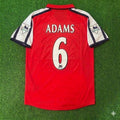 Arsenal 1999/02 Red White Retro Jersey – Tony Adams #6 – Back View
