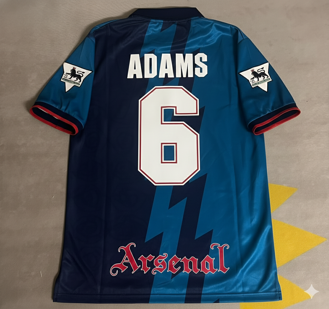 Arsenal Retro 1998 Season Retro Jersey – Tony Adams – Back View