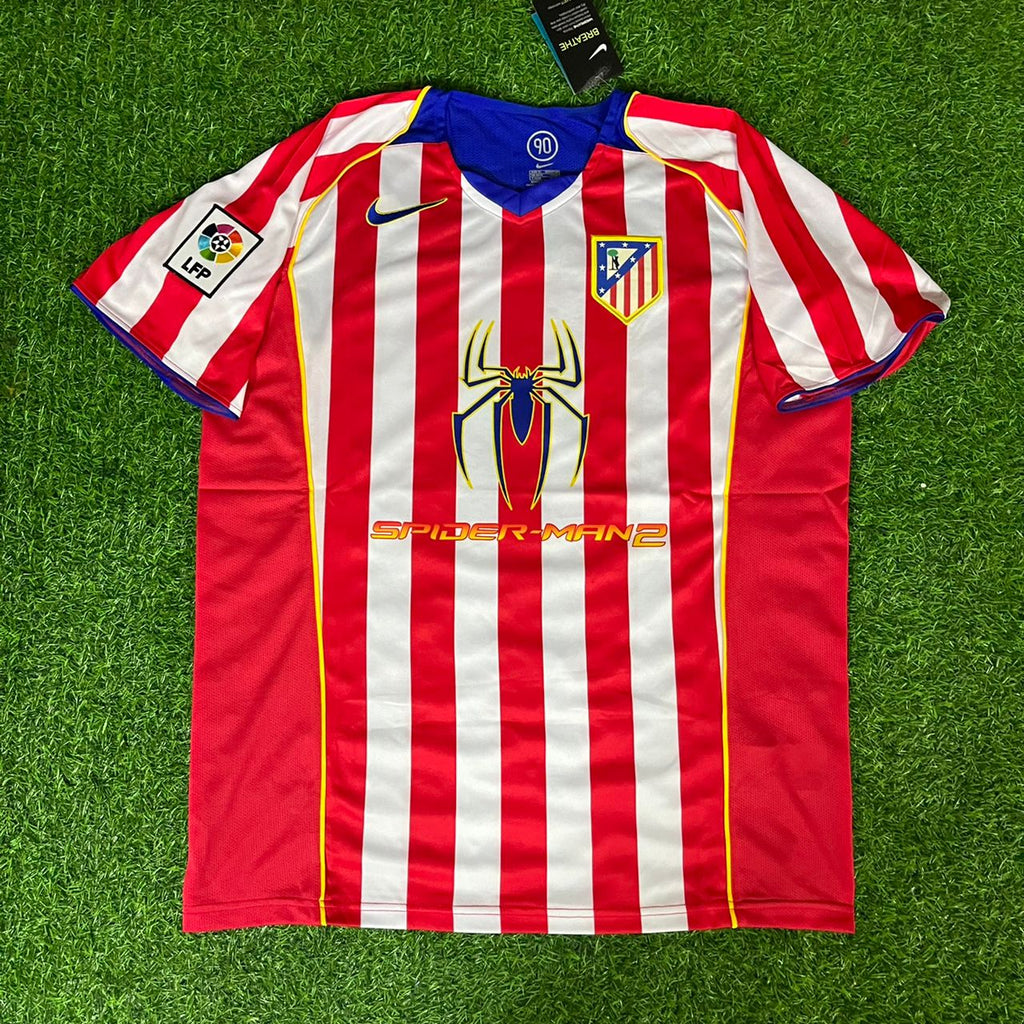 Fernando Torres Atletico Madrid Kids SpiderMan Retro Football Jersey – 8