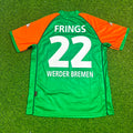 2003/04 Torsten Frings Werder Bremen Heim Retro Fussballtrikot Jersey – Back View