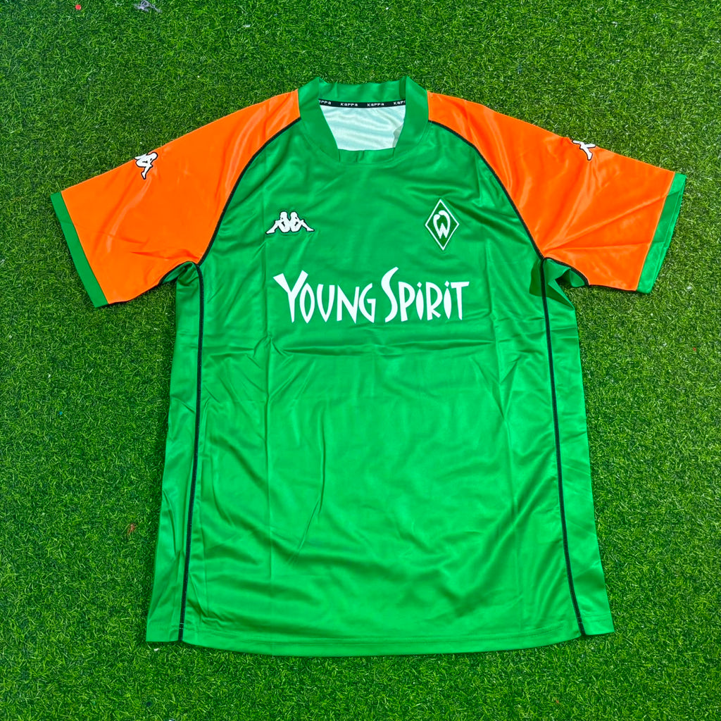2003/04 Torsten Frings Werder Bremen Heim Retro Fussballtrikot Jersey – Front View