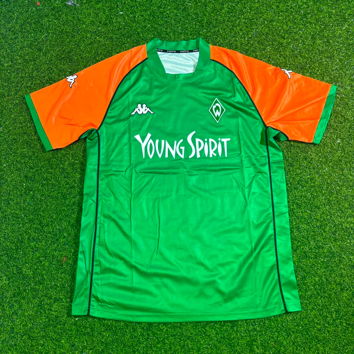 2003/04 Torsten Frings Werder Bremen Heim Retro Fussballtrikot Jersey – Front View