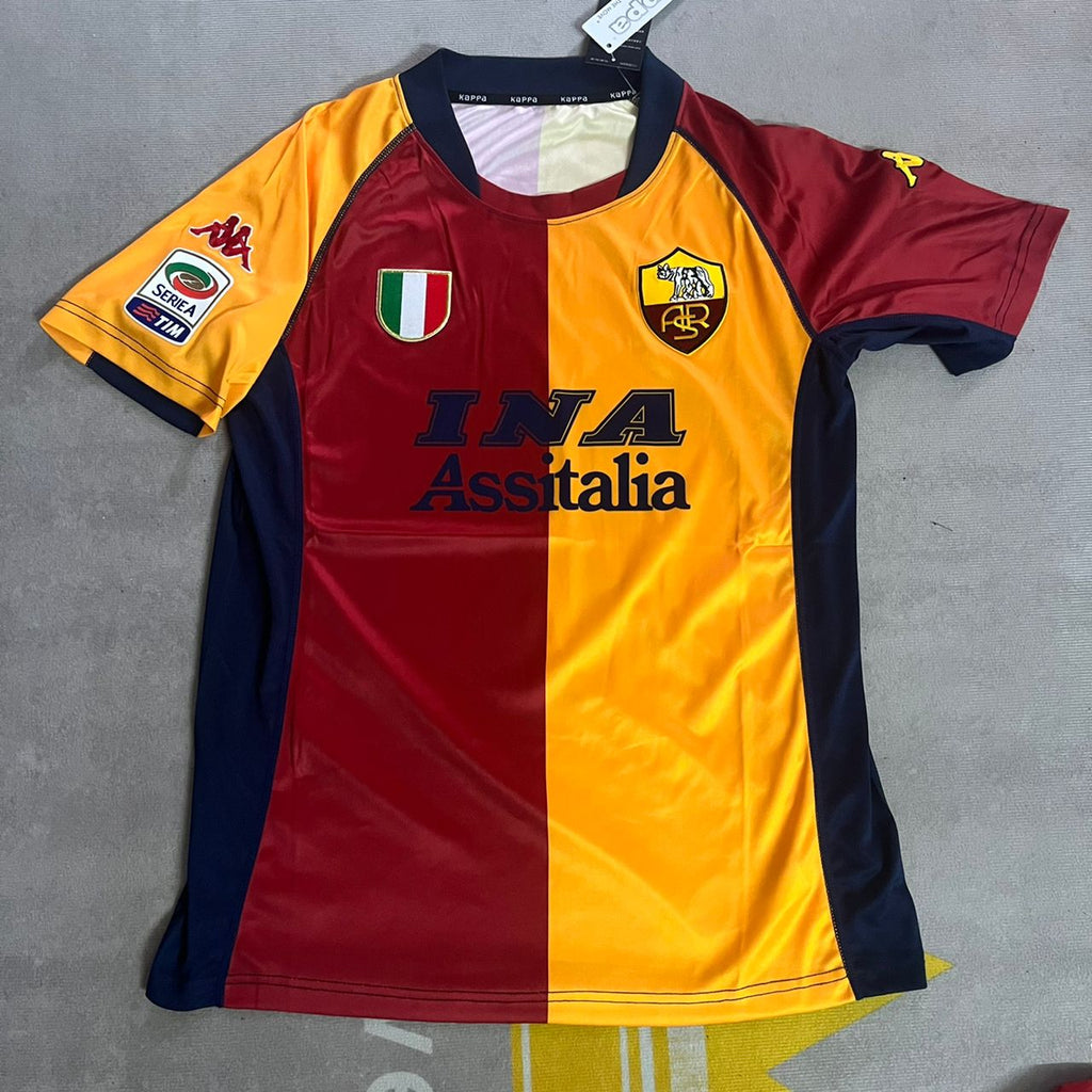 Francesco Totti 2001 Retro Football Jersey – Front View