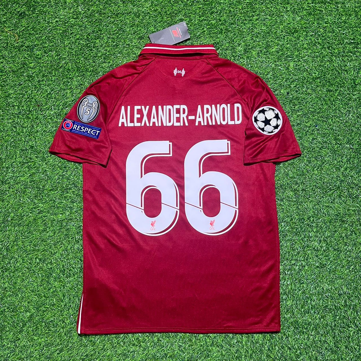 Trent Alexander-Arnold Liverpool 2019 CL Final Retro Kit Jersey – Back View