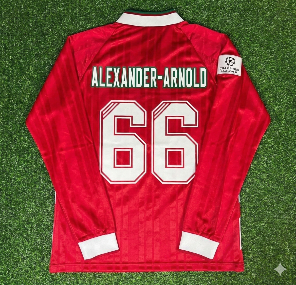 Liverpool Long Sleeve Retro Kit Jersey – Trent Alexander-Arnold – Back View