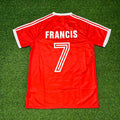 1979 Trevor Francis Nottingham Forest European Cup Final Retro Football Jersey – Back View