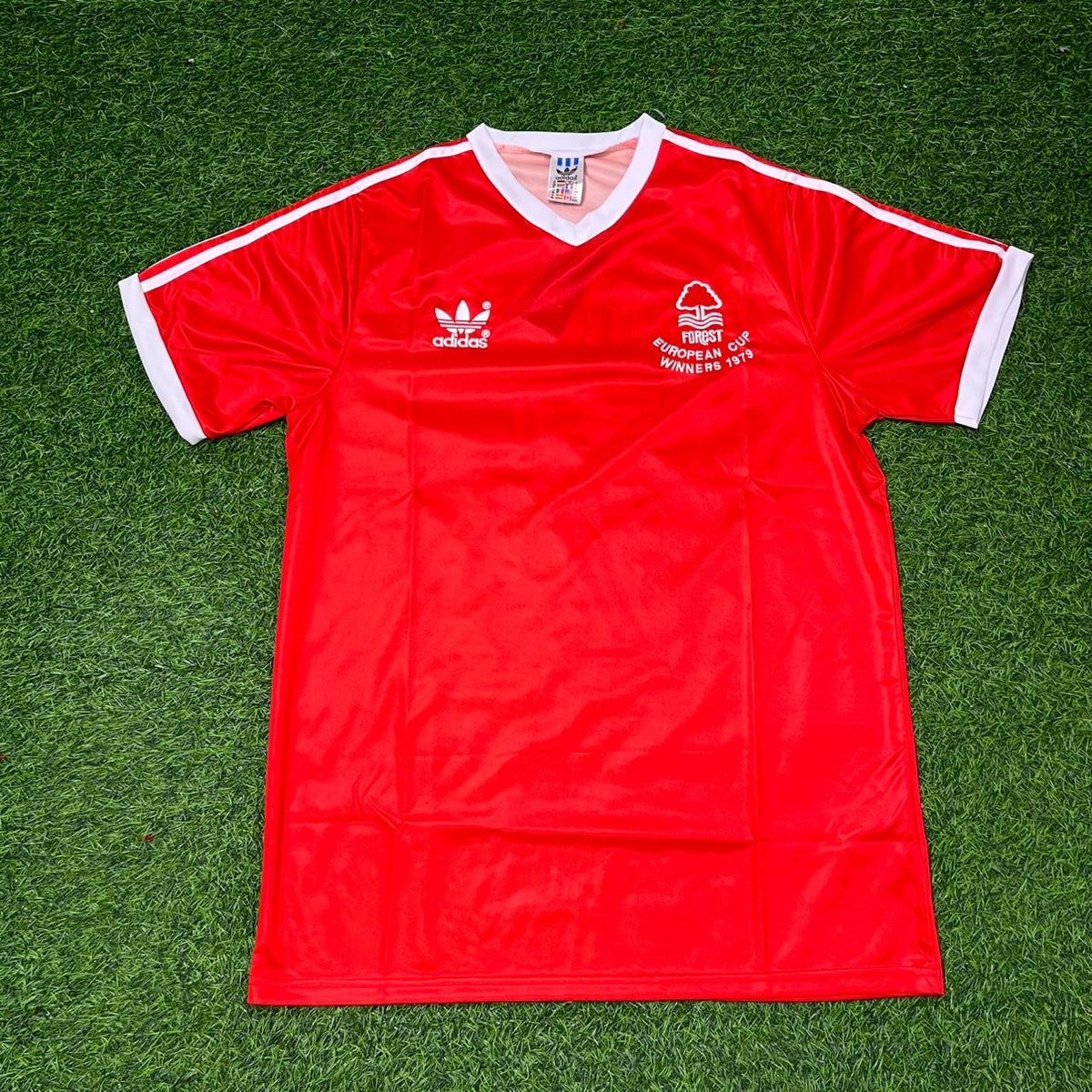 1977/80 Nottingham Forest European Cup Final Winners Red Home Retro Football Jersey – 4