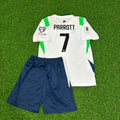 Ireland Kids 2026 Home Green White Football Jersey – Troy Parrott #7 – Back View