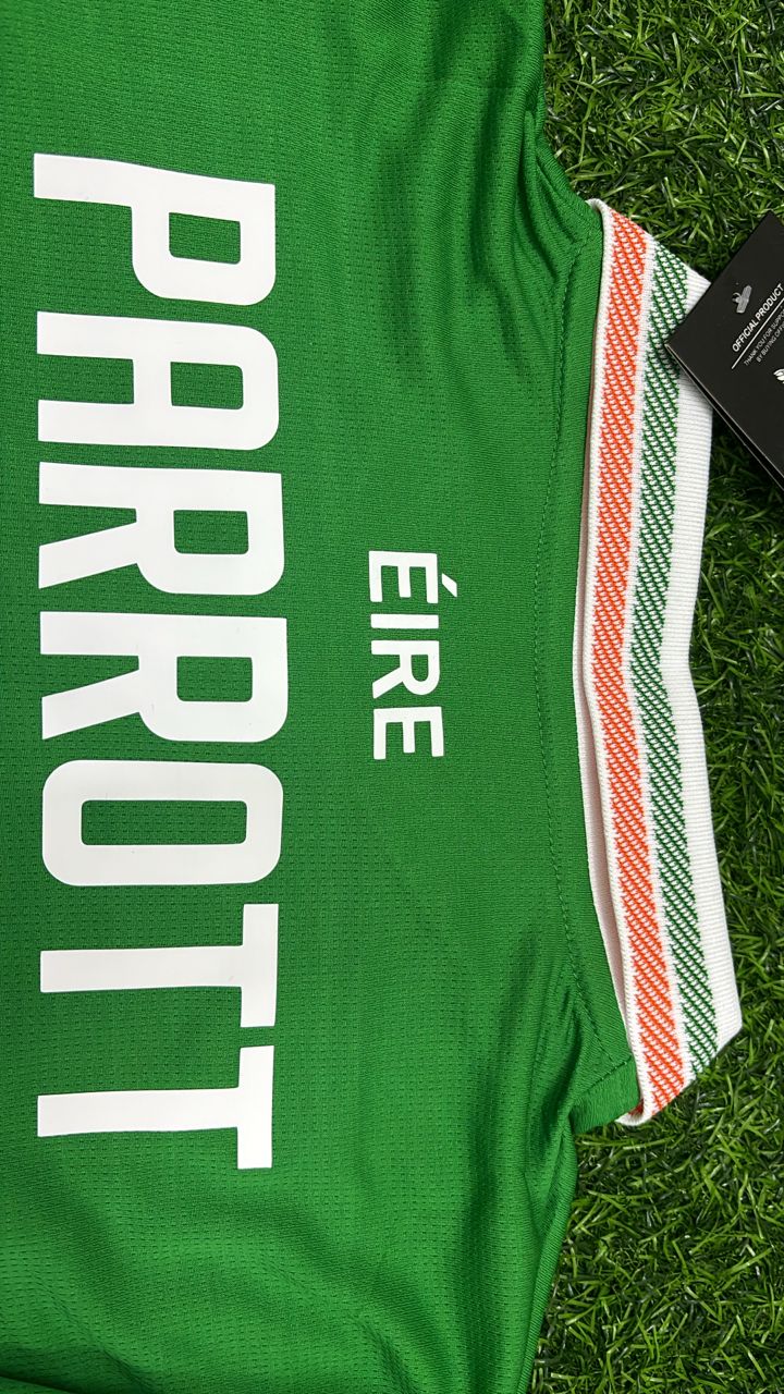 Ireland Eire Green National Team Football Jersey – Troy Parrott – 6