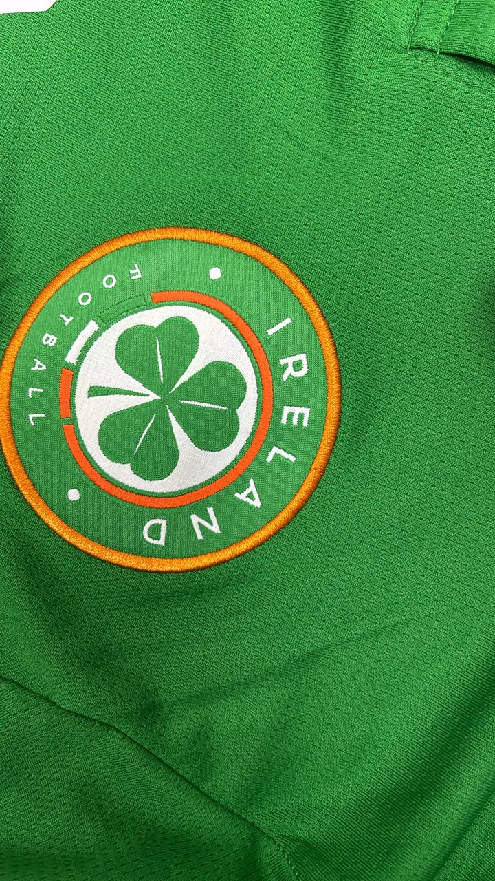 Ireland Eire Green National Team Football Jersey – Troy Parrott – 8