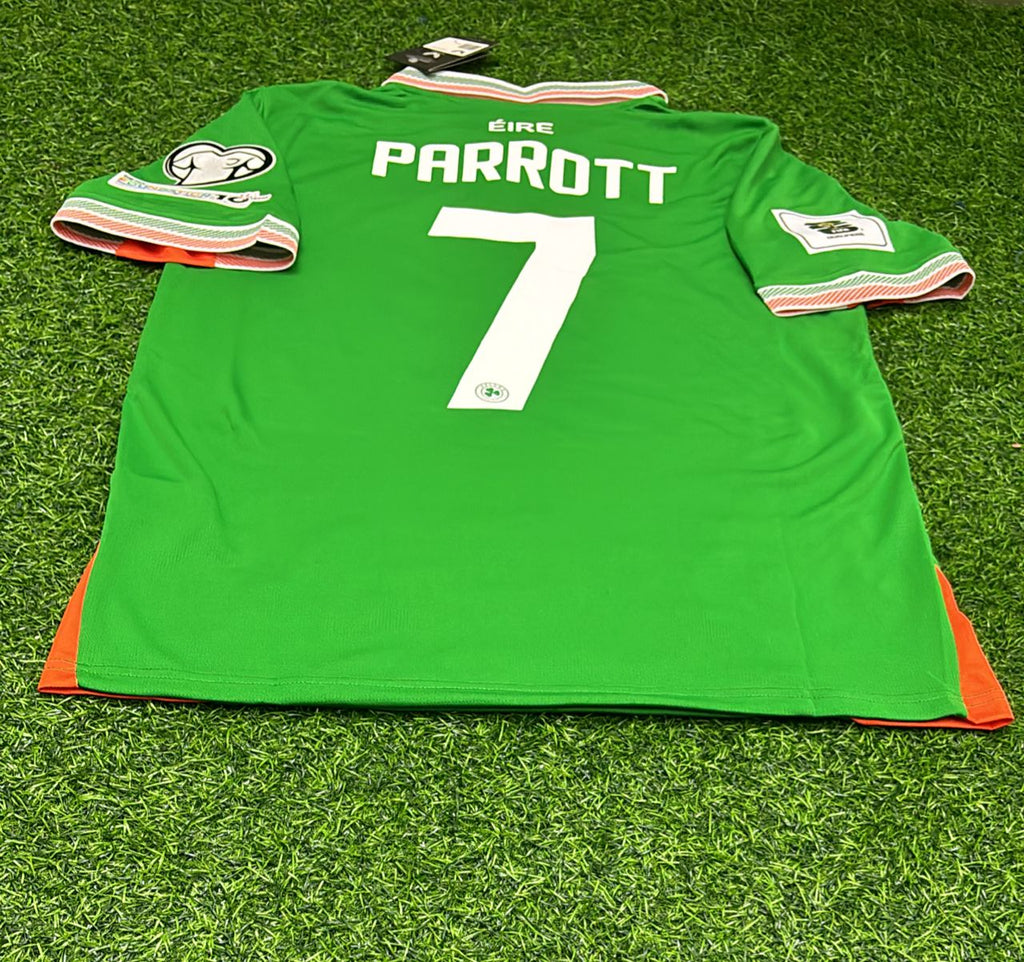 Ireland Eire Green National Team Football Jersey – Troy Parrott – 7