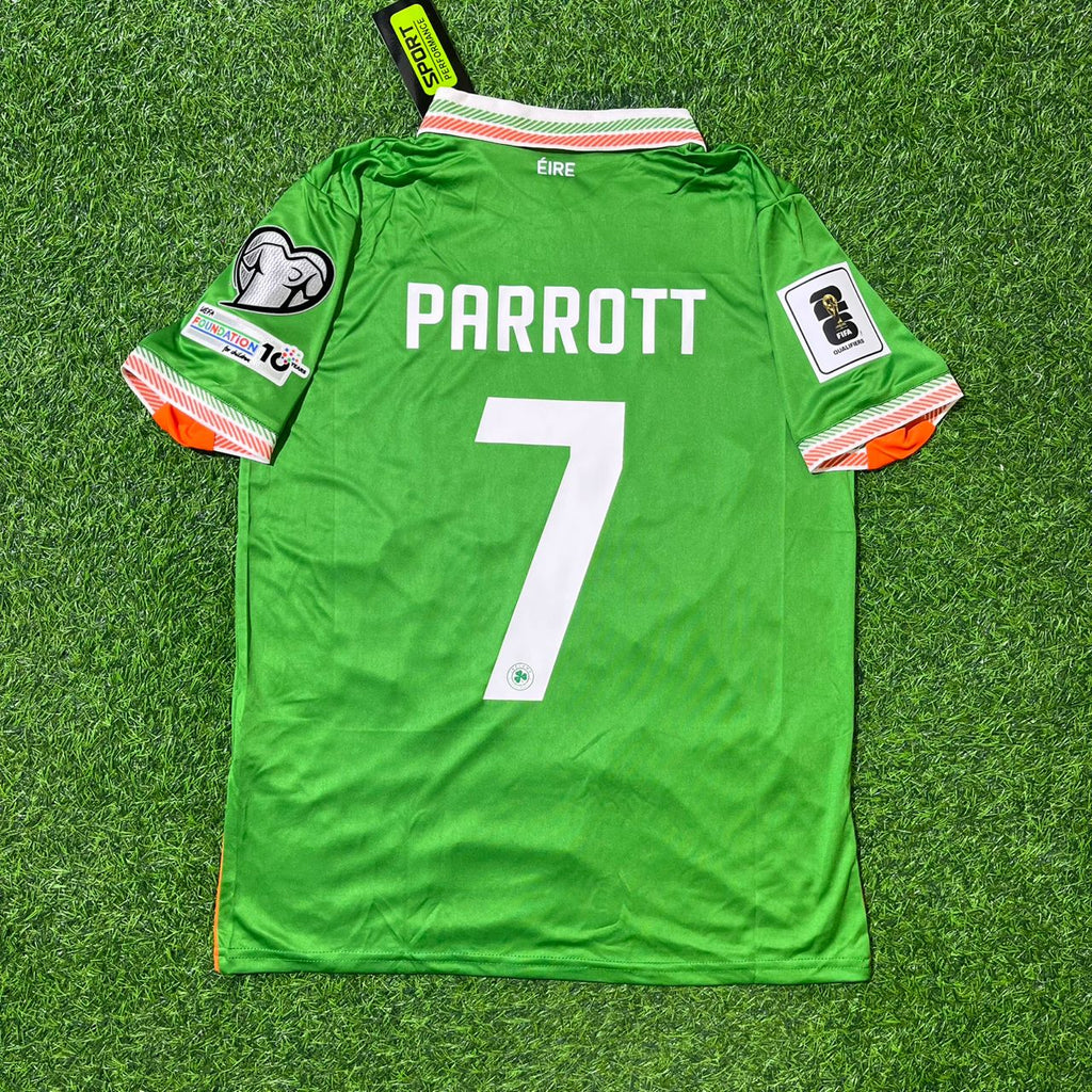 Ireland Eire Green National Team Football Jersey – Troy Parrott – 11