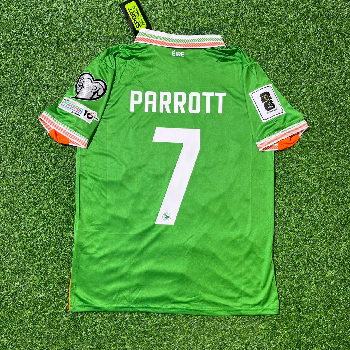 Ireland Eire Green National Team Football Jersey – Troy Parrott – 11