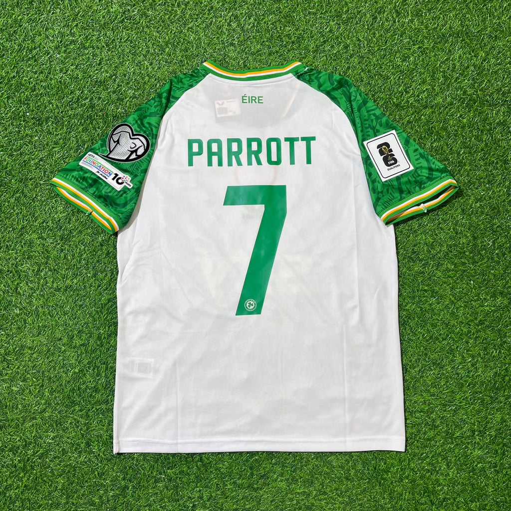 Ireland Éire National Team Football Jersey – Troy Parrott – Back View