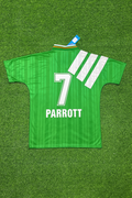 Ireland EIRE Retro Football Jersey – Troy Parrott – Back View