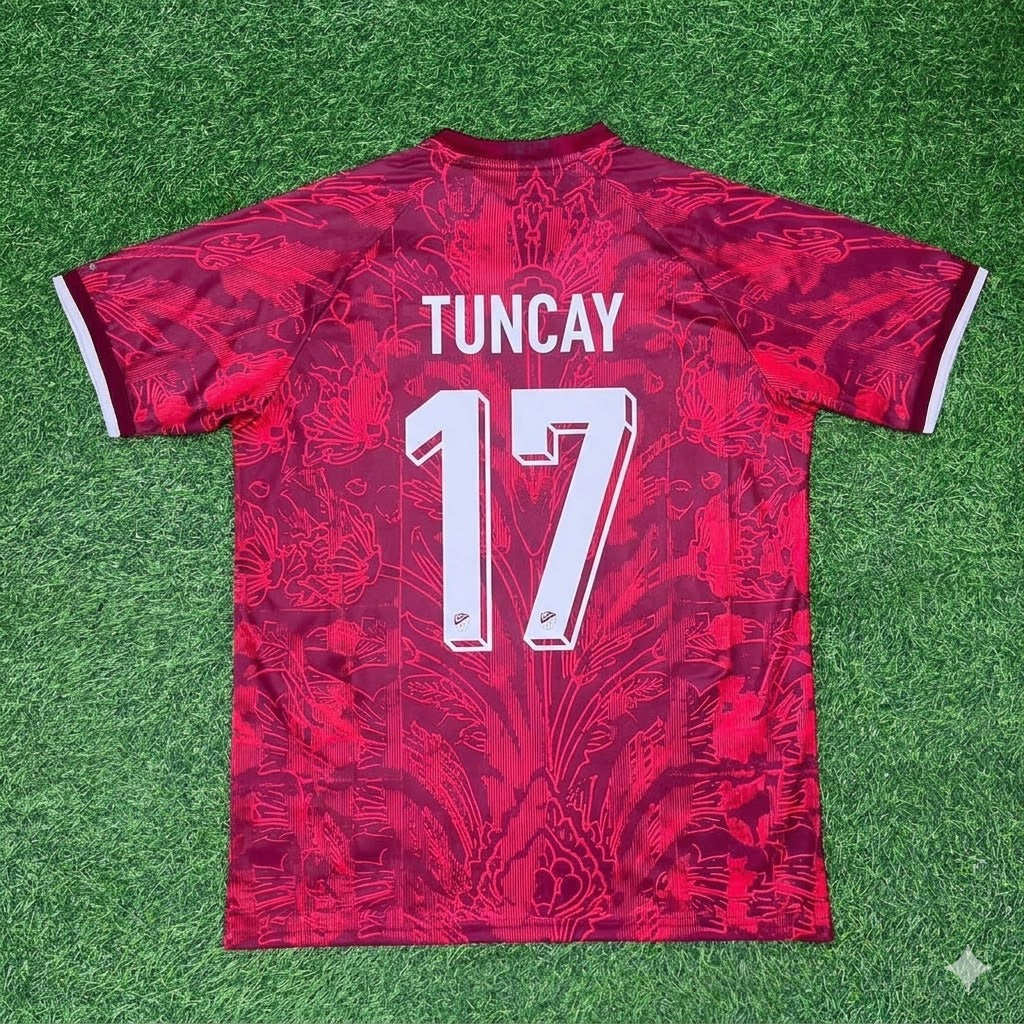 Turkey Legendary Retro Football Jersey – Tuncay Şanlı #17 – Back View