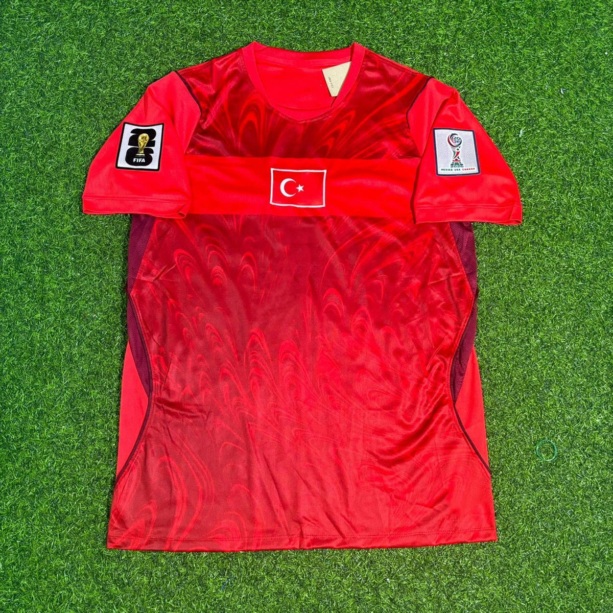 2026 Turkey Türkiye World Cup - -Home Red- Football Jersey – Back View