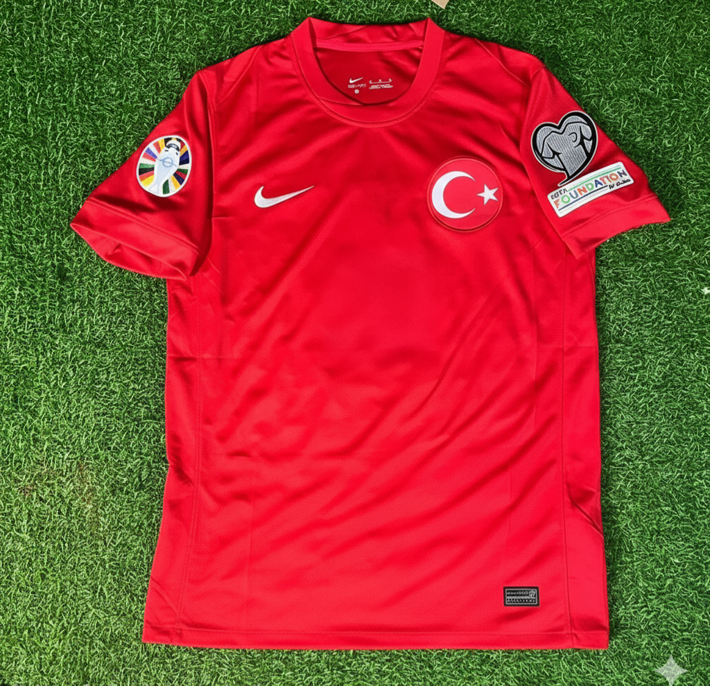 Can Uzun Turkey Turkiye Football Jersey – Front View