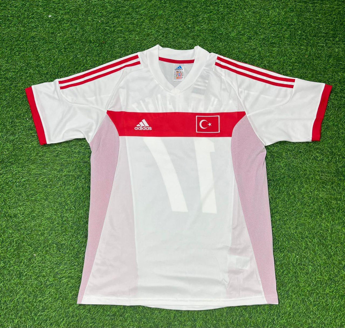 Arda Güler Türkiye White Retro Football Jersey – Front View