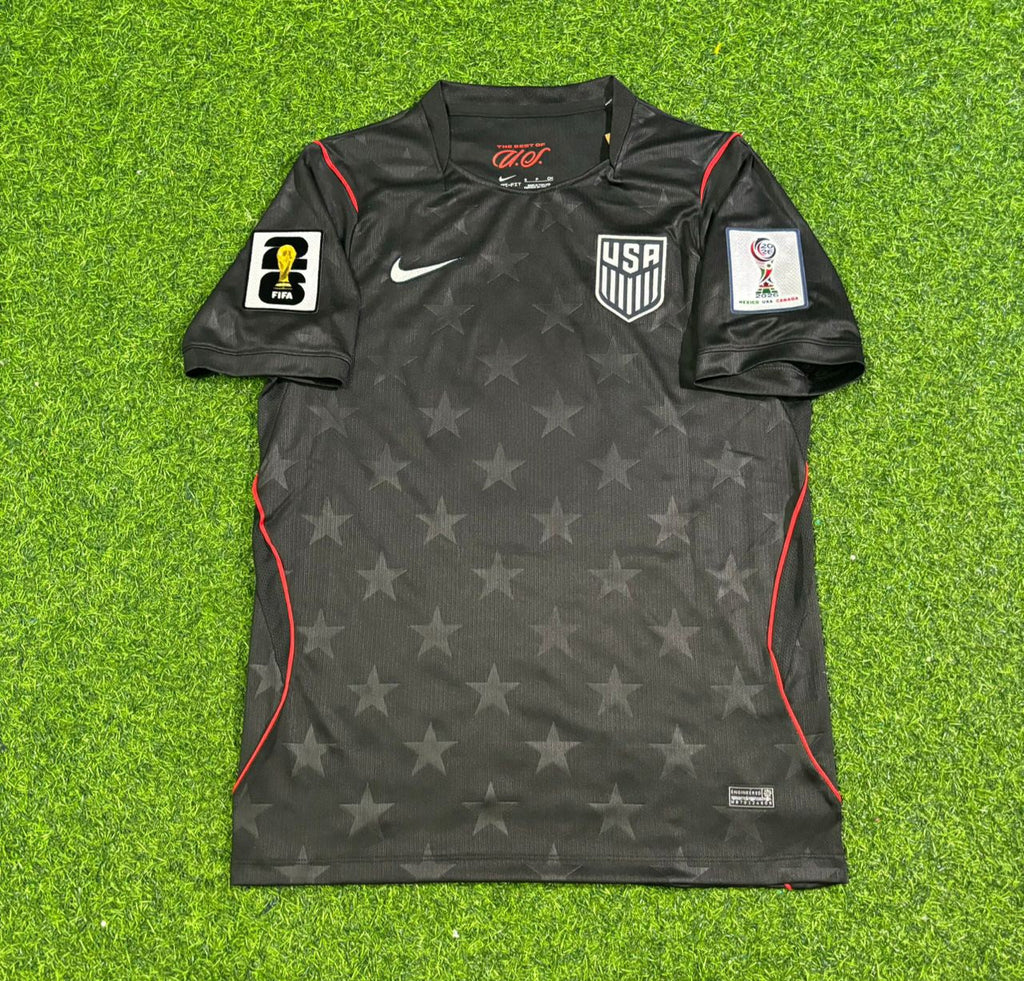 Ricardo Pepi USA 2026 World Cup Black Football Jersey – Front View