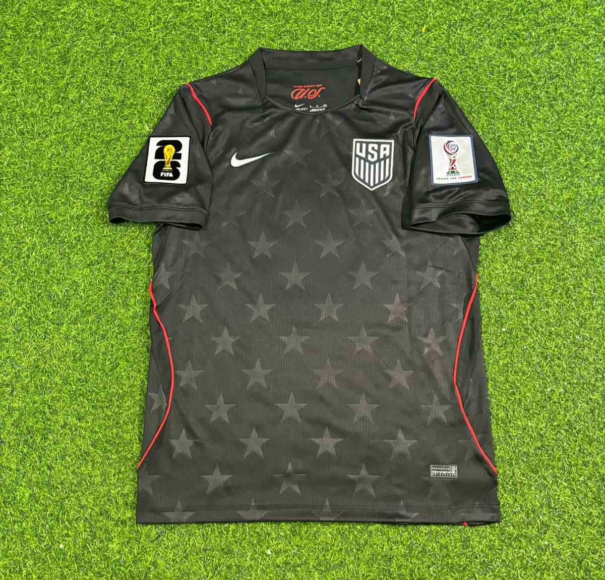 Ricardo Pepi USA 2026 World Cup Black Football Jersey – Front View