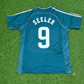 1998 Germany World Cup Uwe Seeler Away Retro Football Jersey – Back View