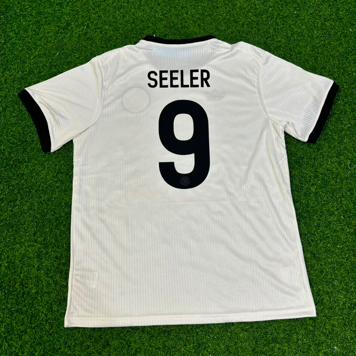 Uwe Seeler Germany 125 Year Special White Football Jersey – Back View