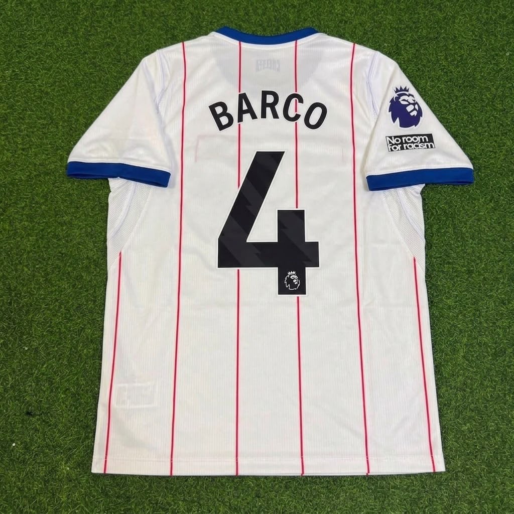 Valentin Barco Chelsea 2027 New Season 3rd Football Jersey – Back View
