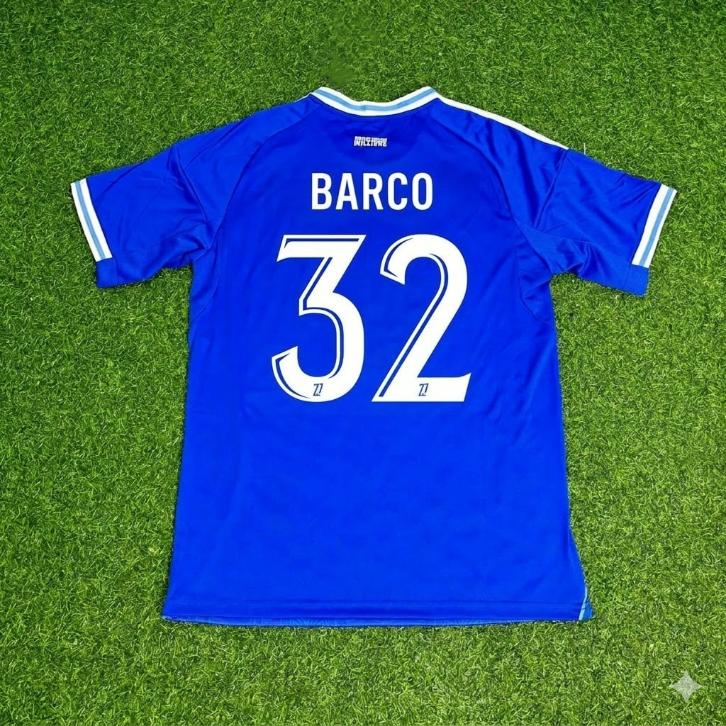 2026 Valentín Barco 32- Strasbourg Football Jersey – Back View