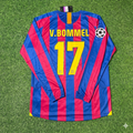 2006 Mark van Bommel Barcelona Final Retro Football Jersey – Back View
